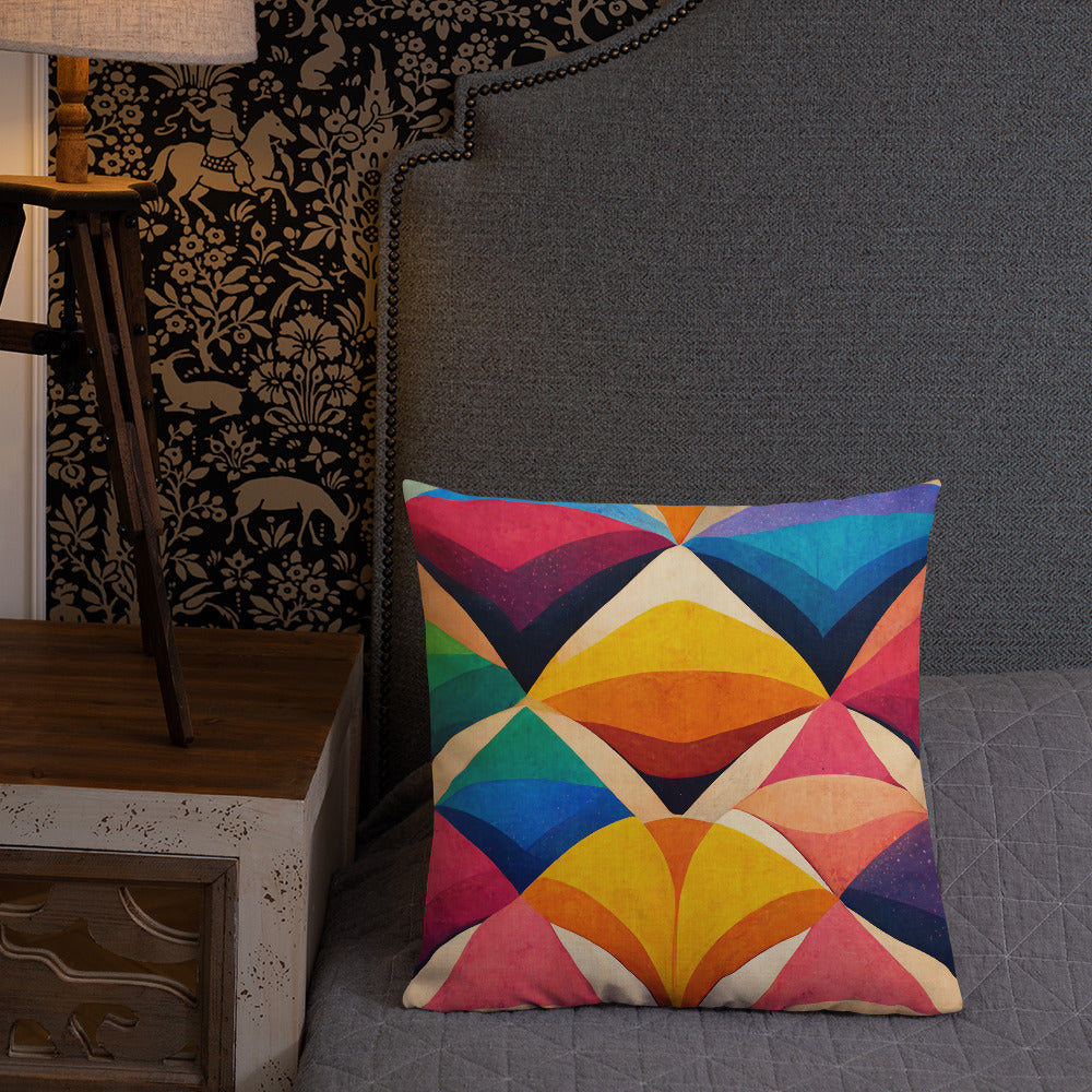 Symmetrical Illusion Pillow