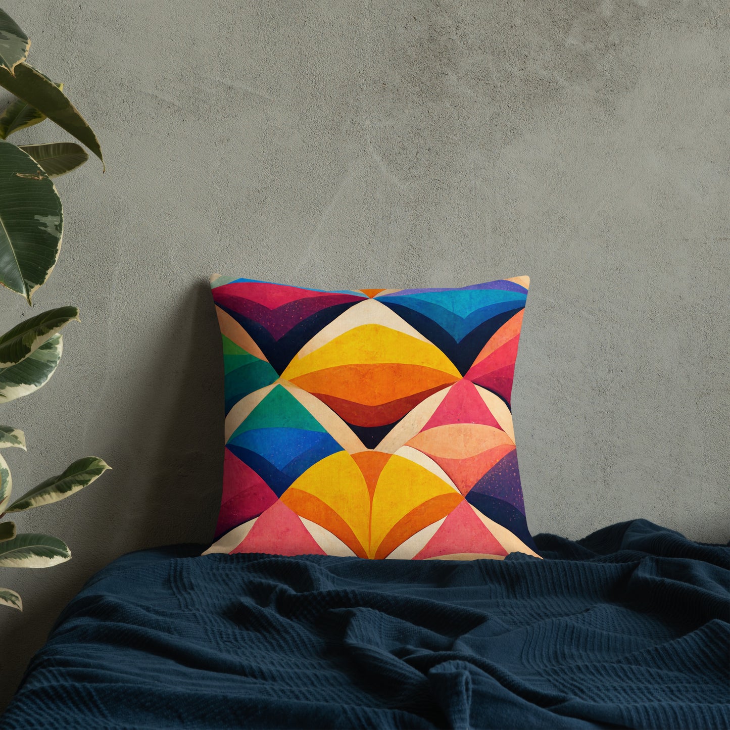 Symmetrical Illusion Pillow