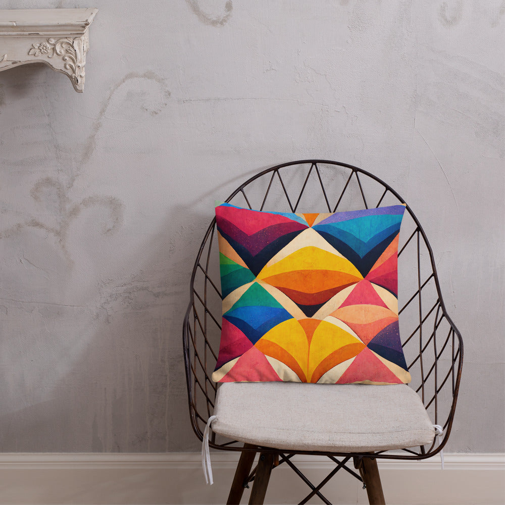 Symmetrical Illusion Pillow