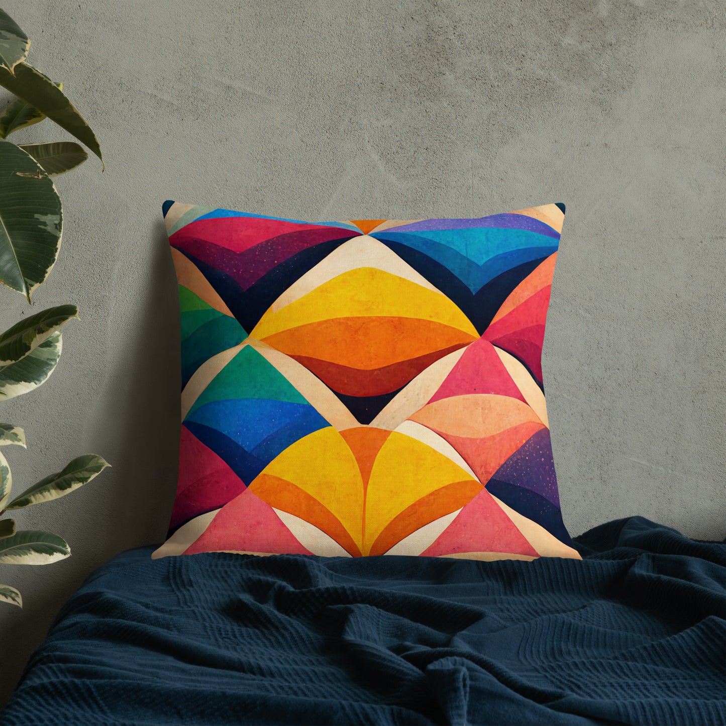 Symmetrical Illusion Pillow
