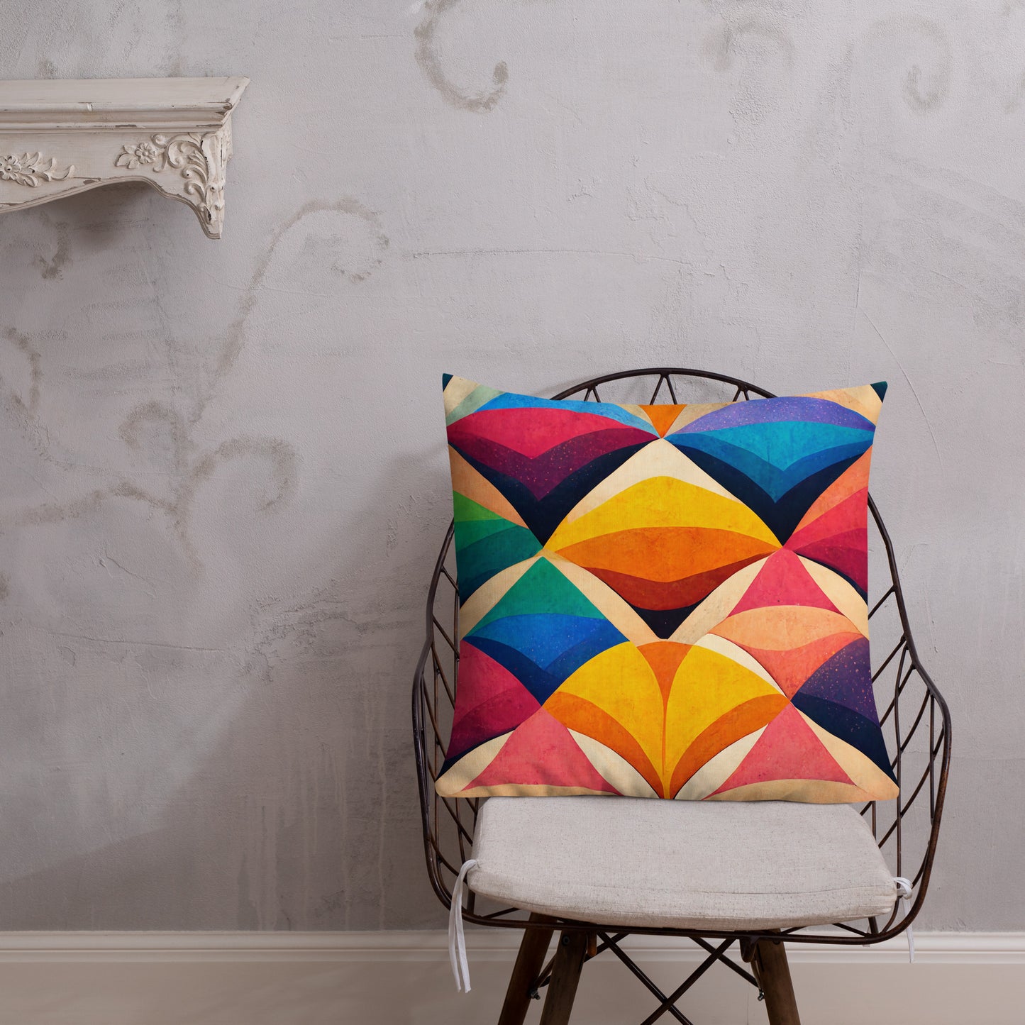 Symmetrical Illusion Pillow