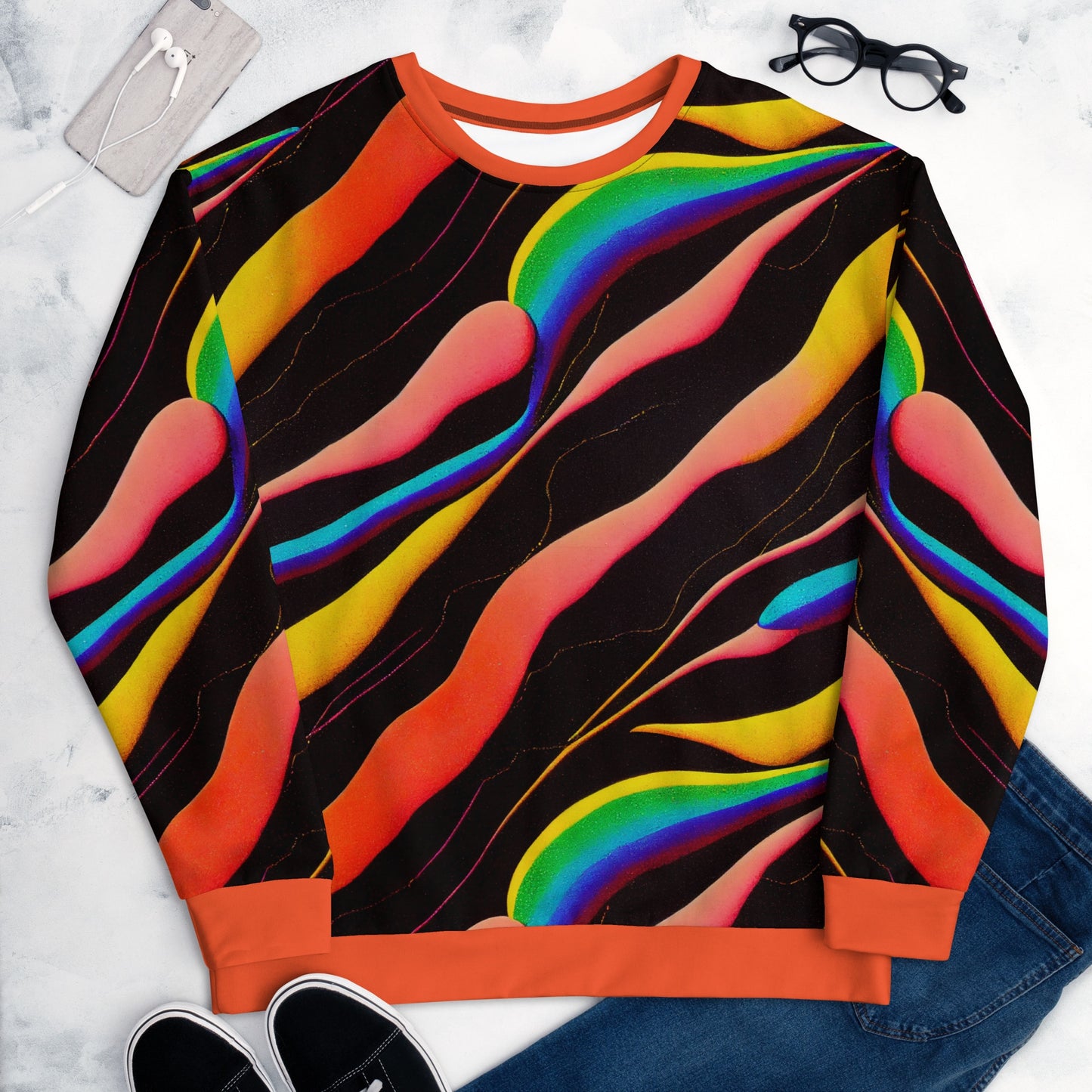 Rainbow Drops Sweatshirt