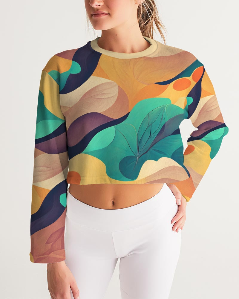 Cocktail Cropped Sweatshirt