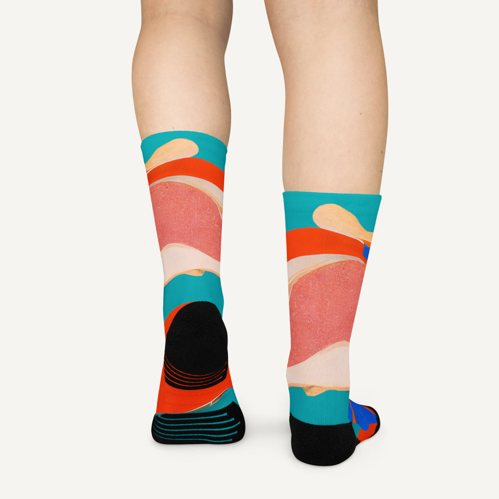 Marble Wonder Crew Socks