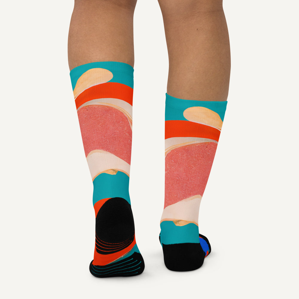 Marble Wonder Crew Socks