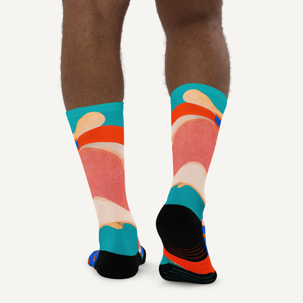 Marble Wonder Crew Socks
