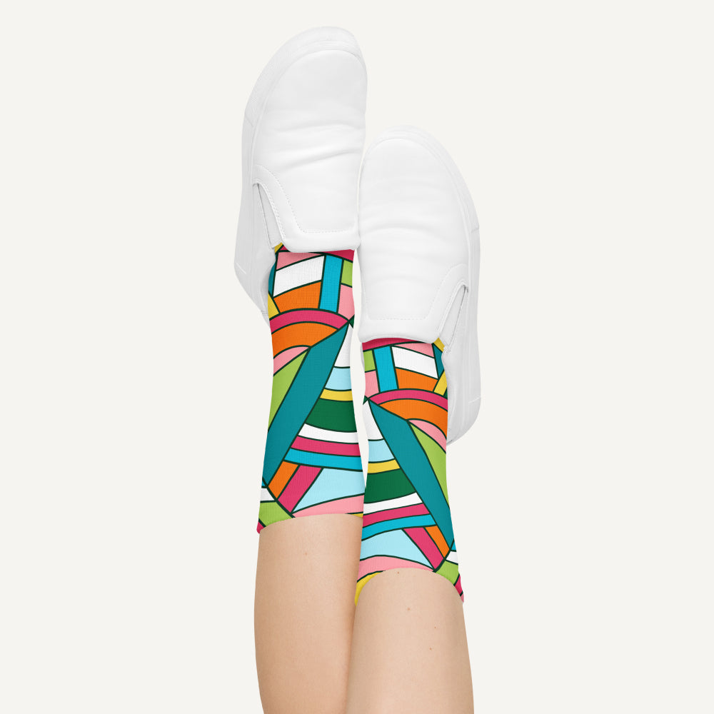 Mirror Mirror Crew Socks