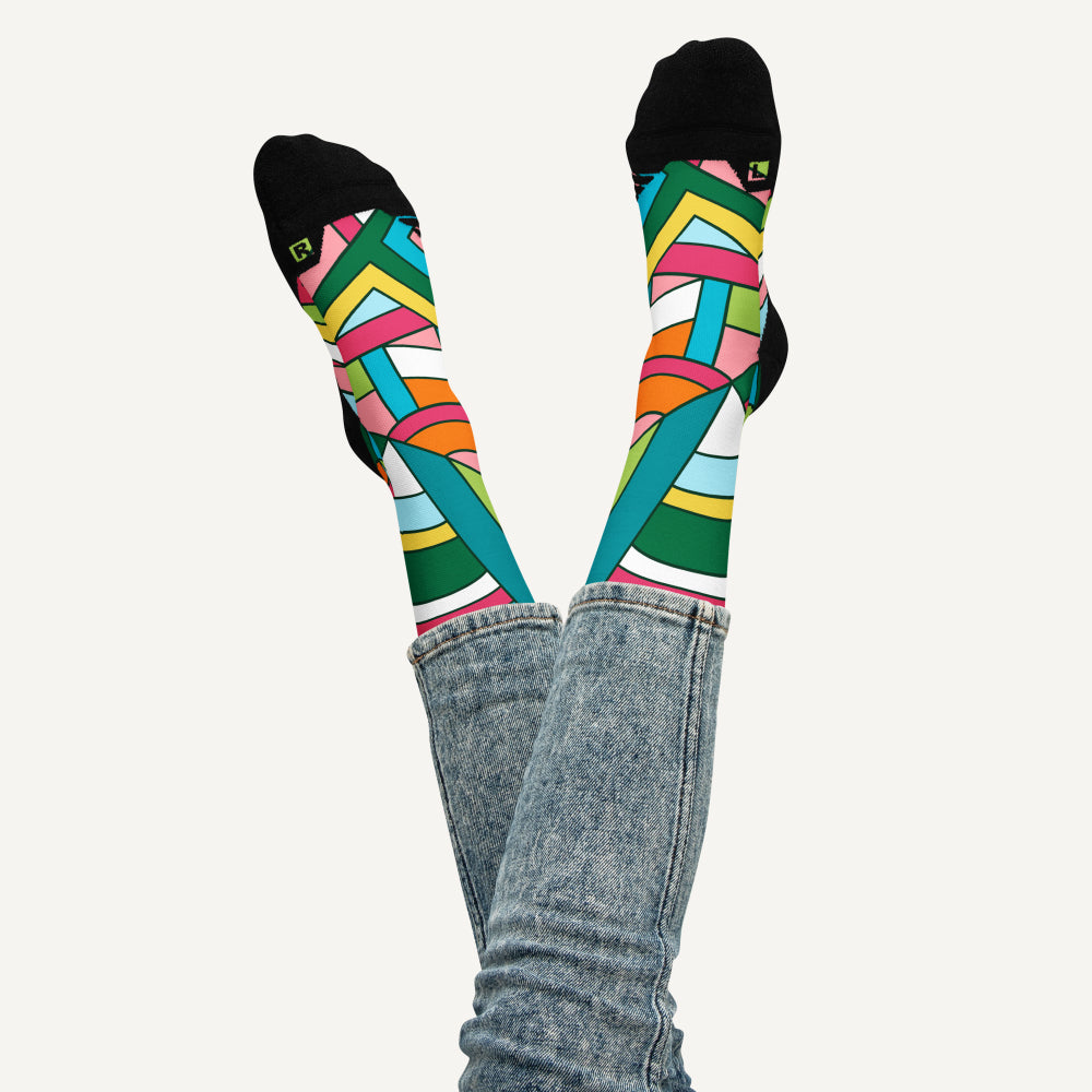 Mirror Mirror Crew Socks