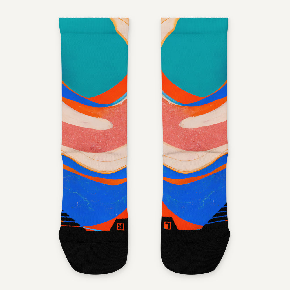 Marble Wonder Crew Socks