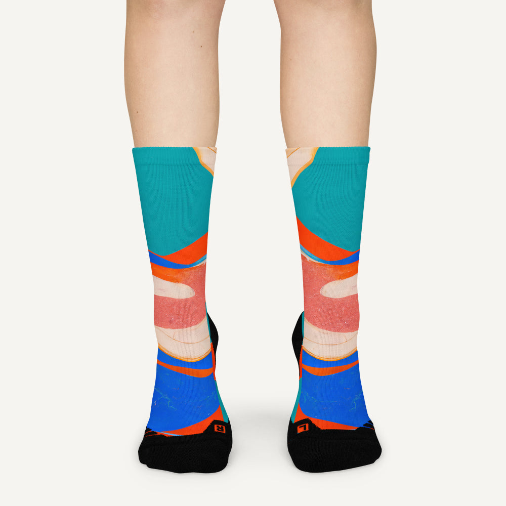 Marble Wonder Crew Socks