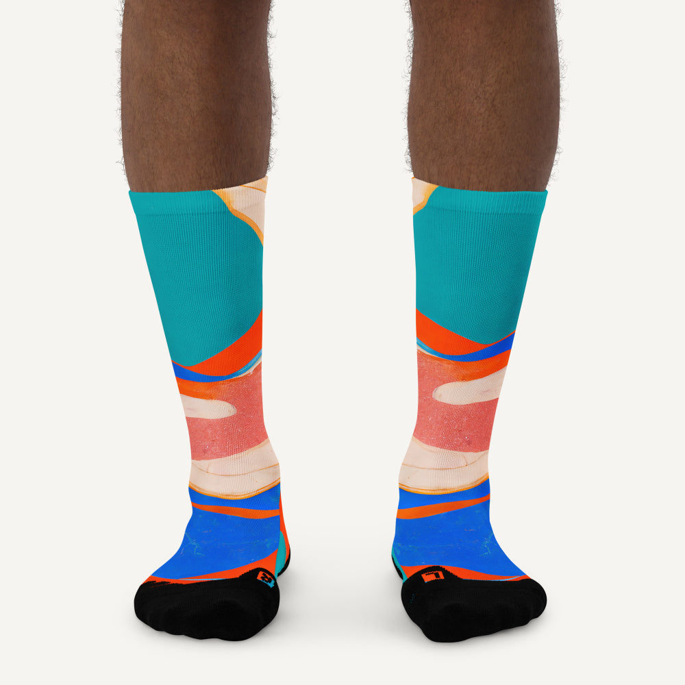 Marble Wonder Crew Socks