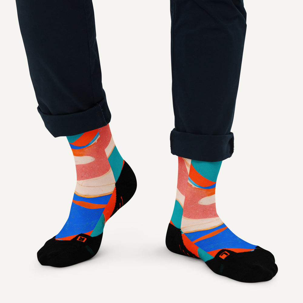 Marble Wonder Crew Socks