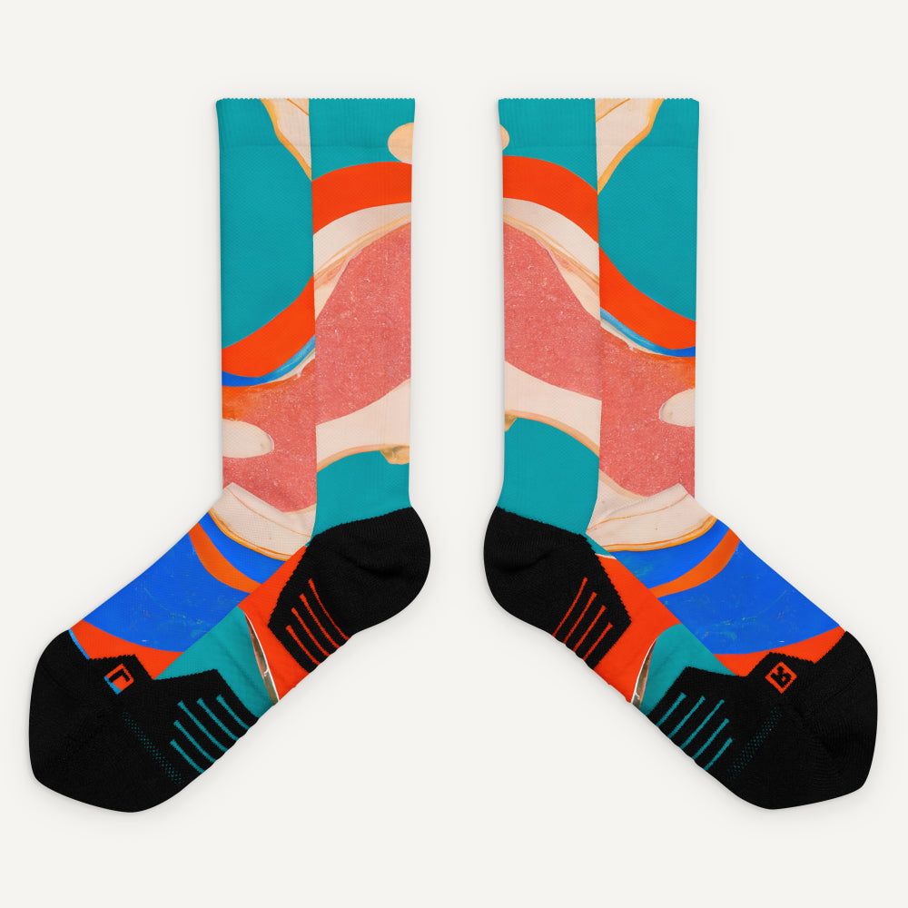Marble Wonder Crew Socks