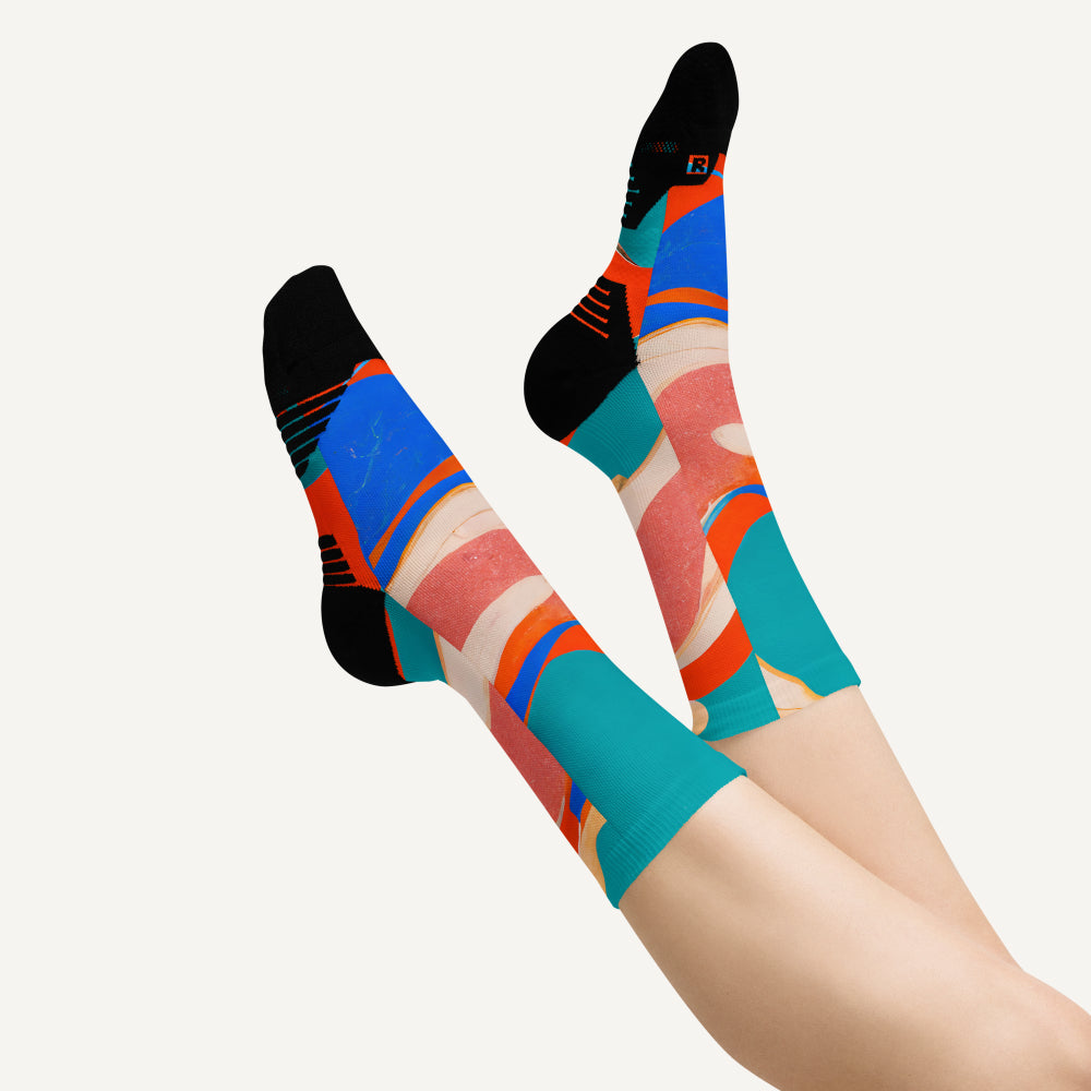 Marble Wonder Crew Socks