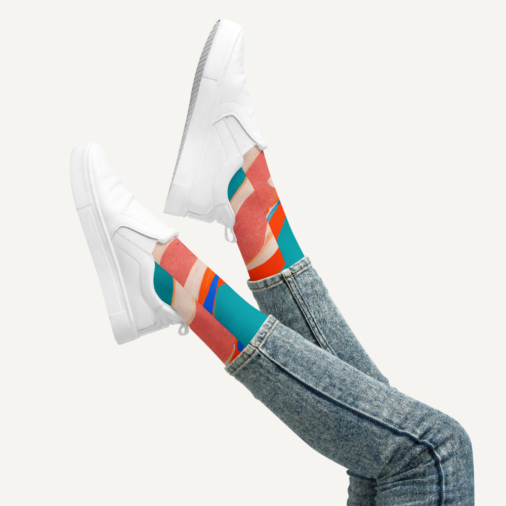 Marble Wonder Crew Socks