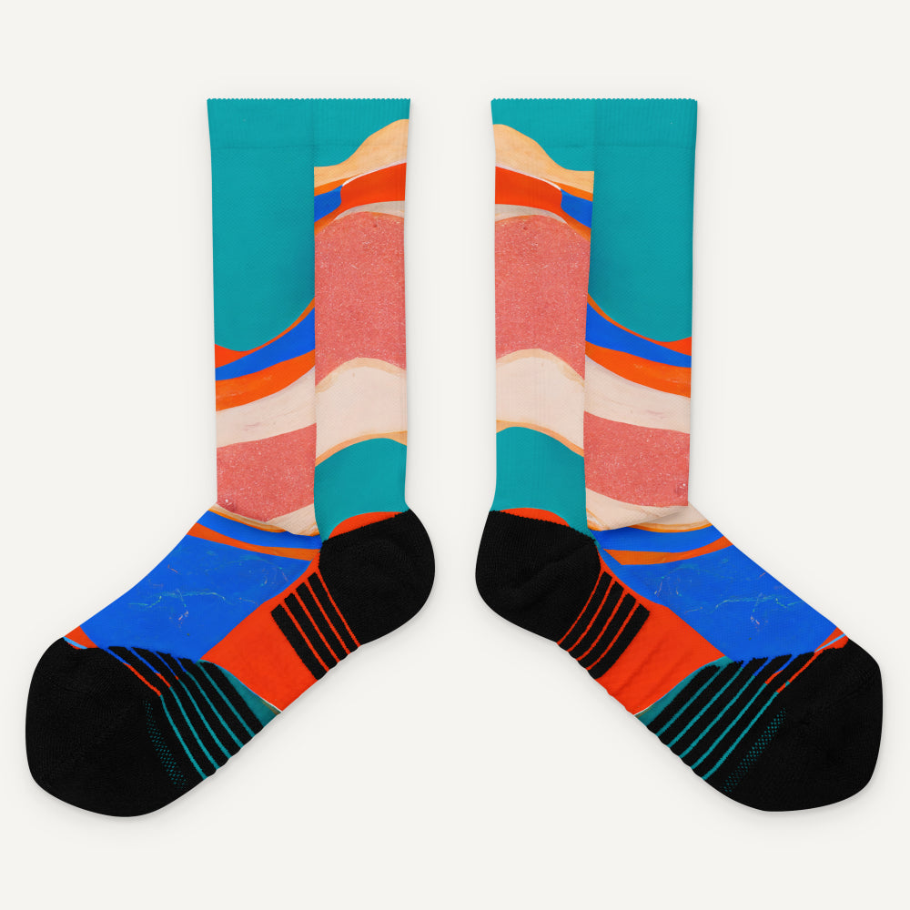 Marble Wonder Crew Socks