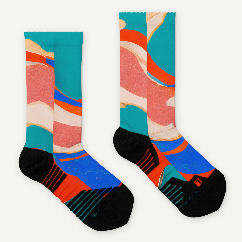 Marble Wonder Crew Socks