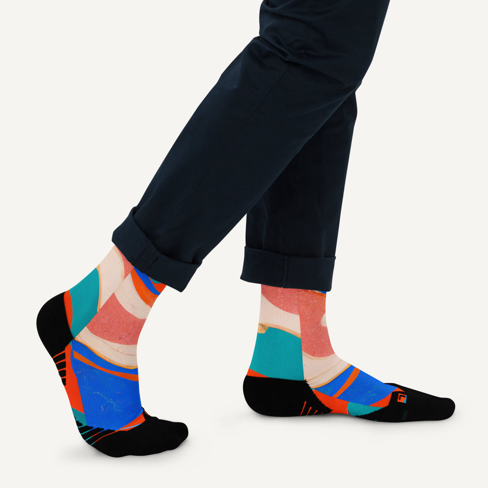 Marble Wonder Crew Socks