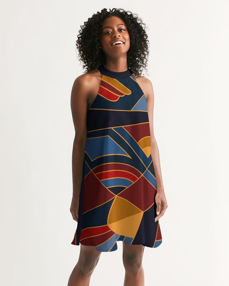 Golden Age Halter Dress