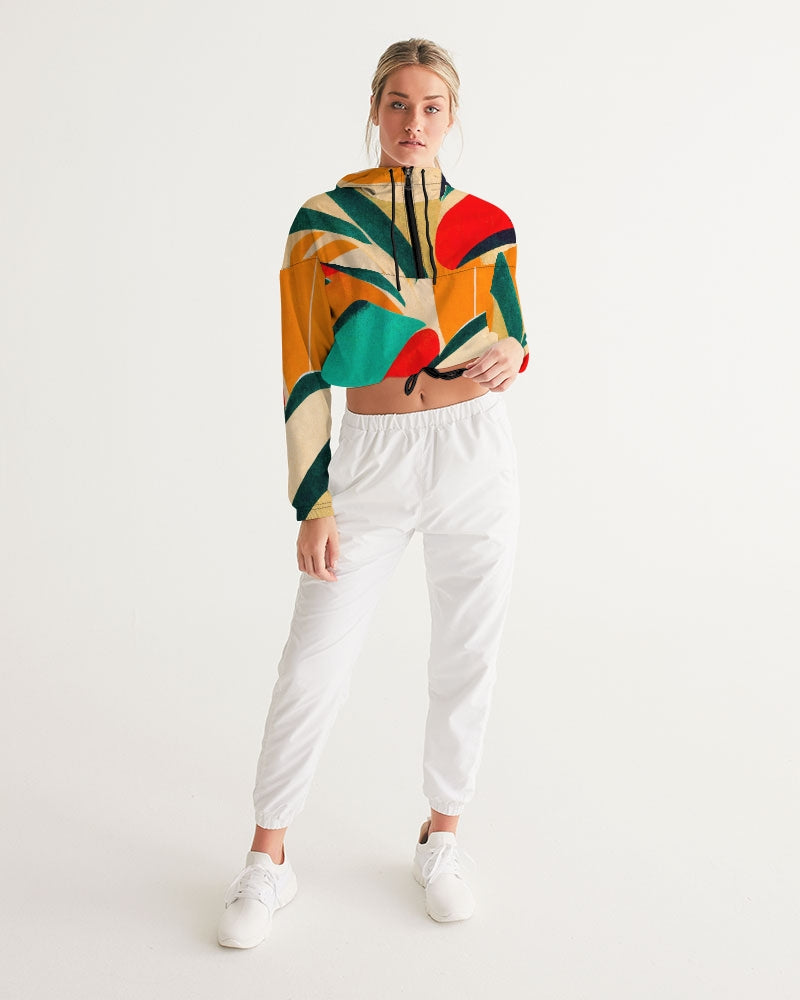Hot Forest Cropped Windbreaker