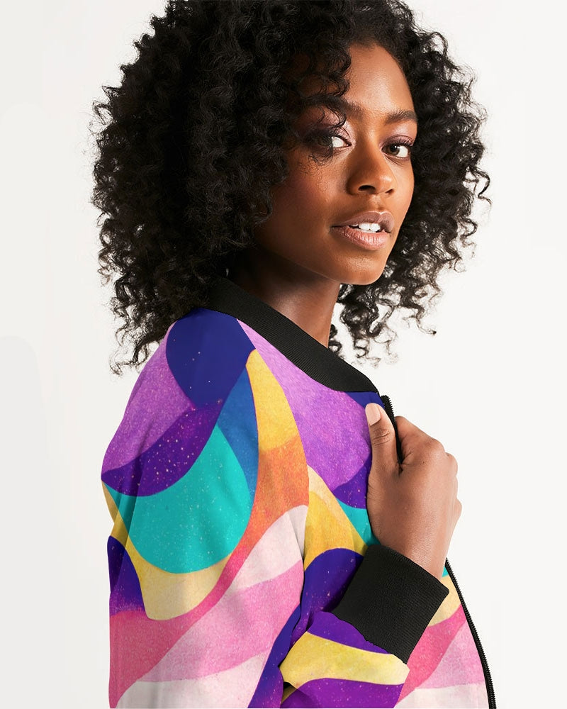 Summer Waves Bomber Jacket