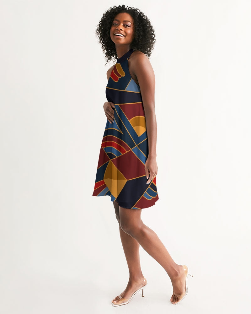 Golden Age Halter Dress