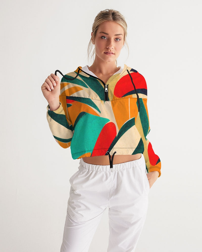 Hot Forest Cropped Windbreaker