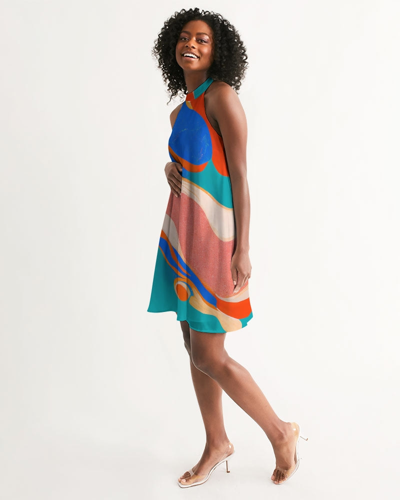 Marble Wonder Vestido de Gola