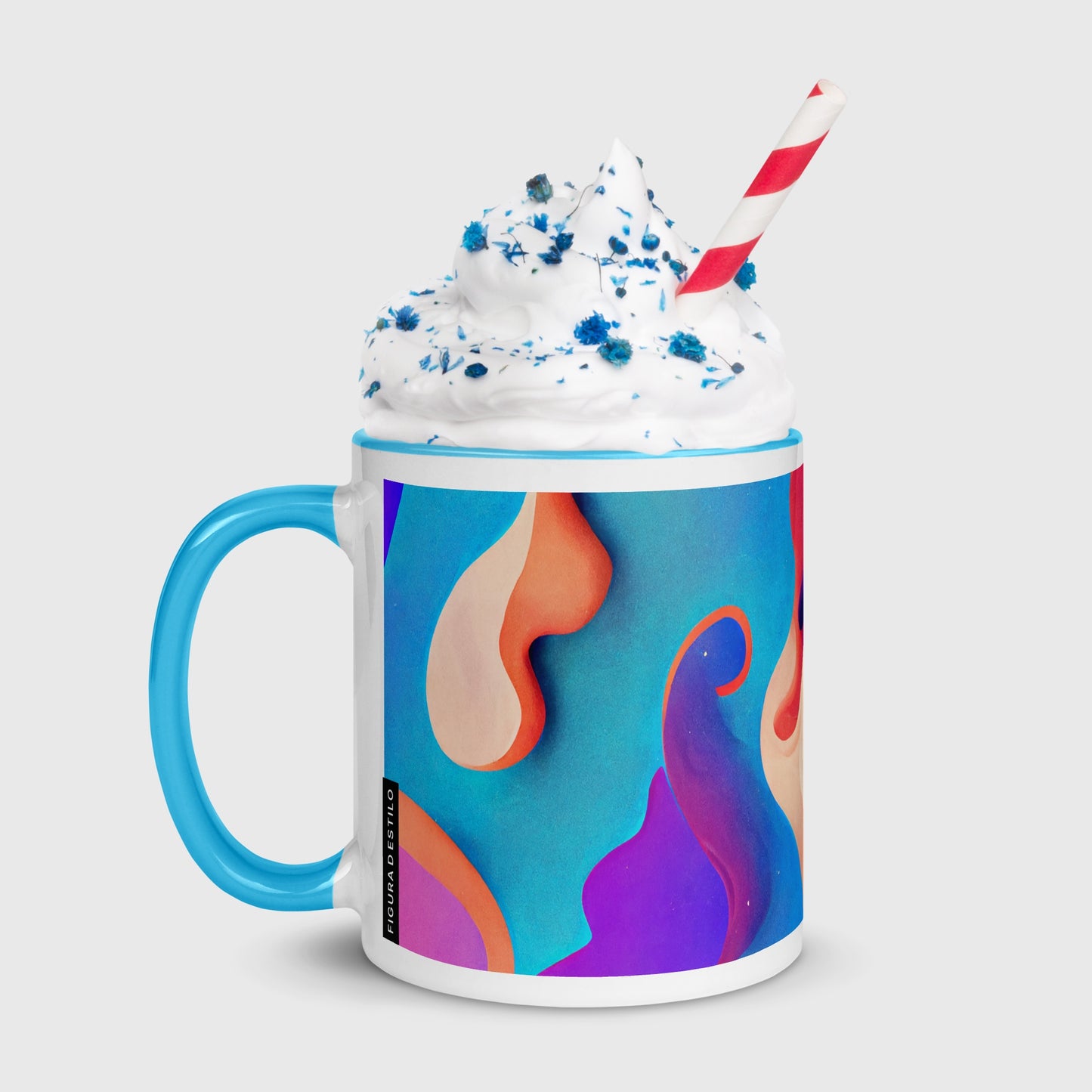 Purple Dream Ceramic Mug with Color Inside