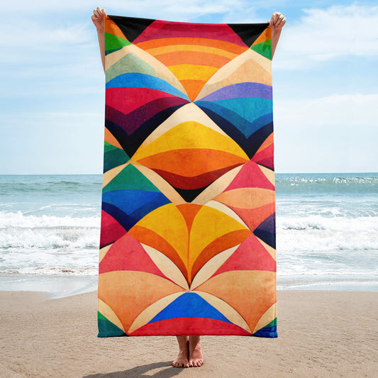 Symmetrical Illusion Beach and Home Towel