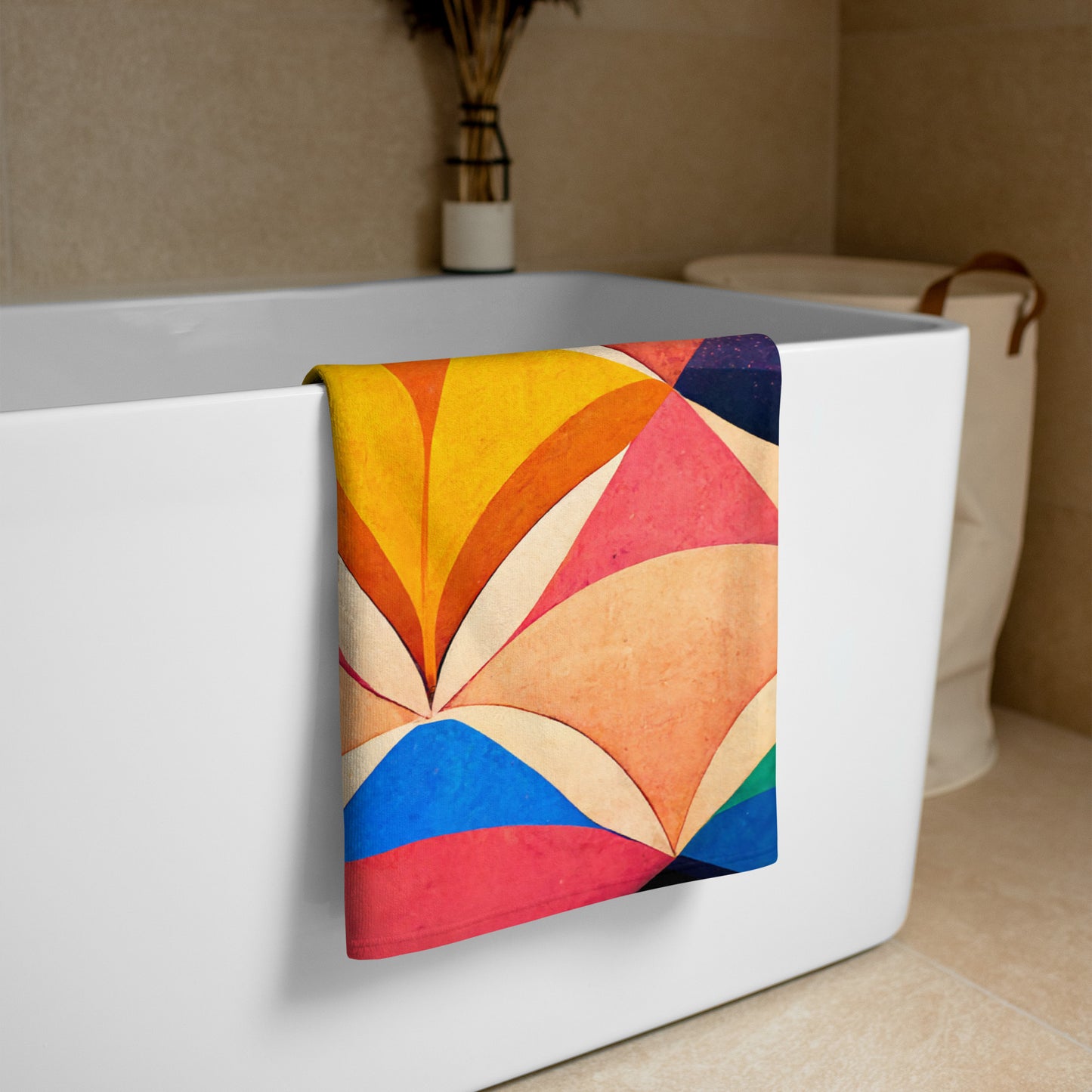 Symmetrical Illusion Toalha de Praia e de Banho