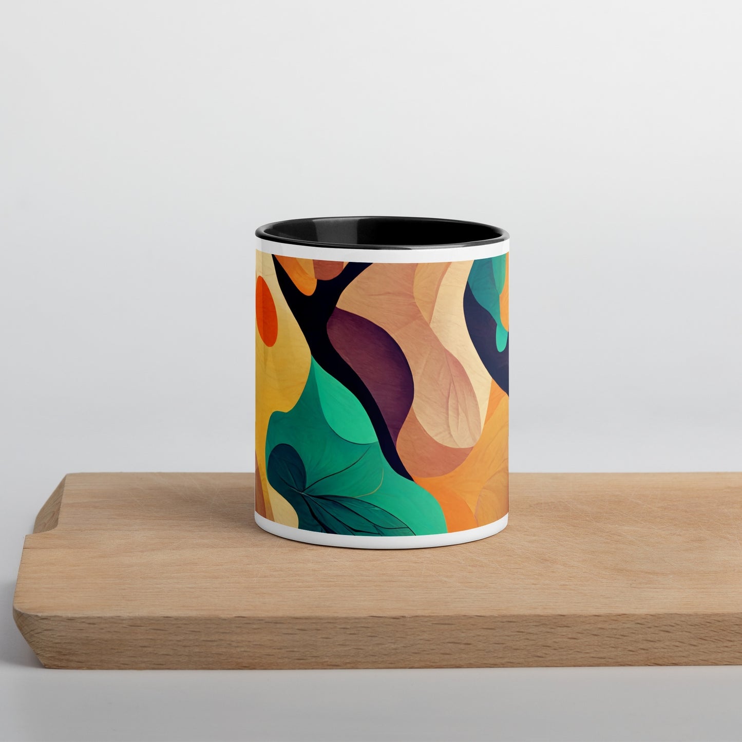 Cocktail Ceramic Mug with Color Inside