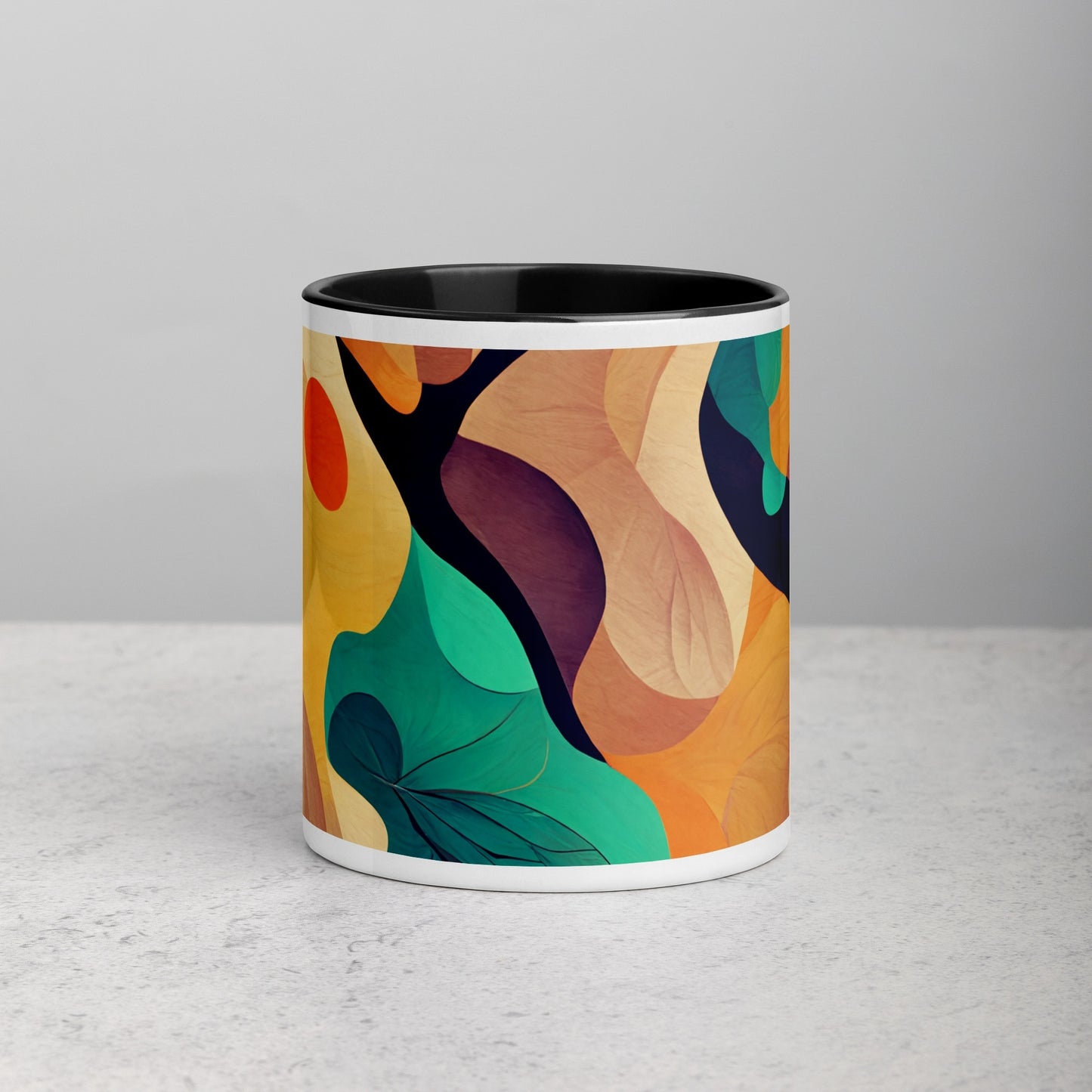Cocktail Ceramic Mug with Color Inside