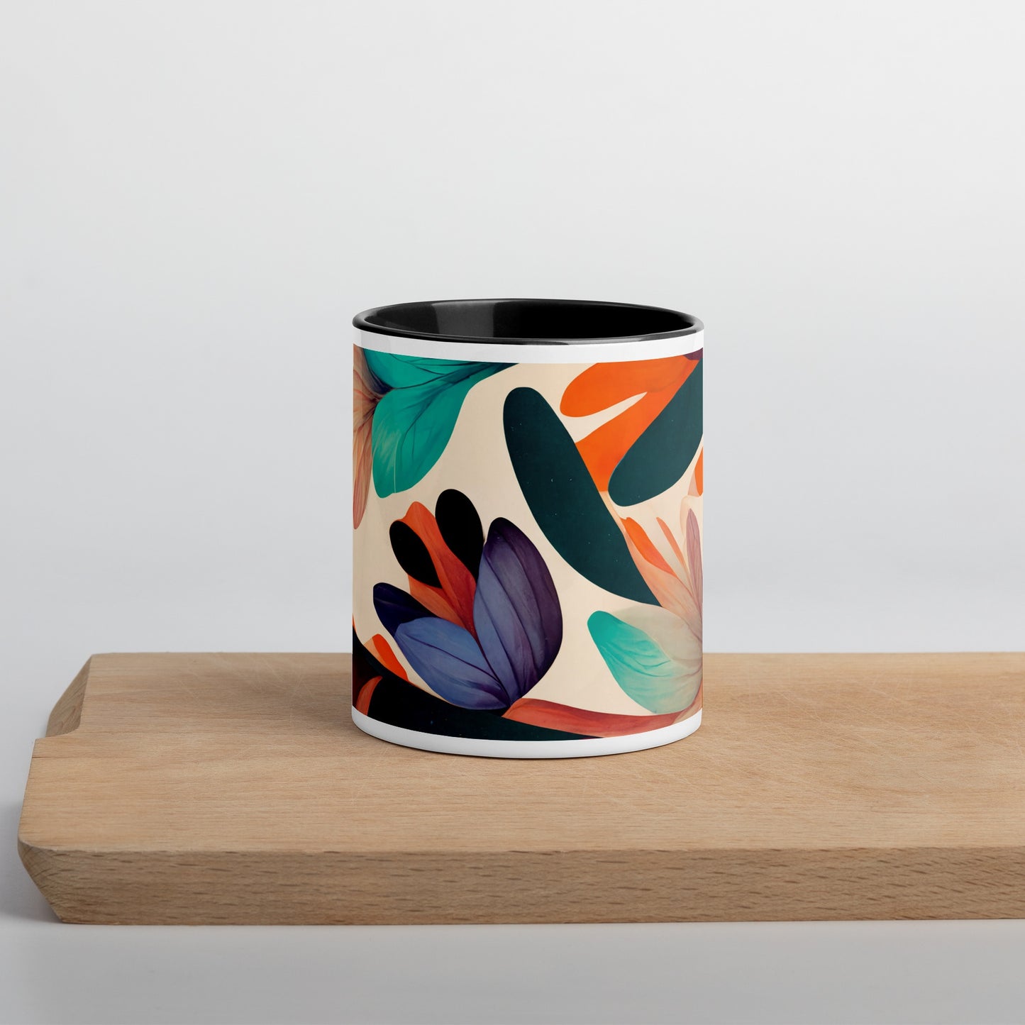Magic Garden Ceramic Mug with Color Inside