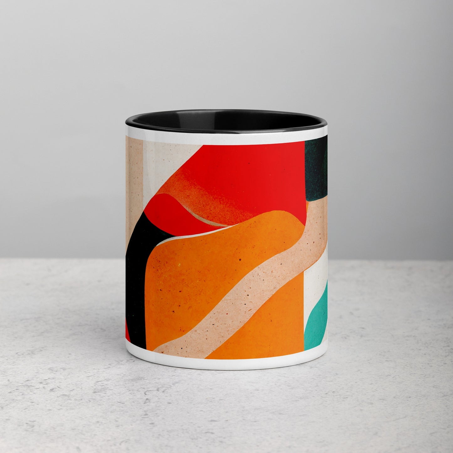 Jelly Bread Ceramic Mug with Color Inside