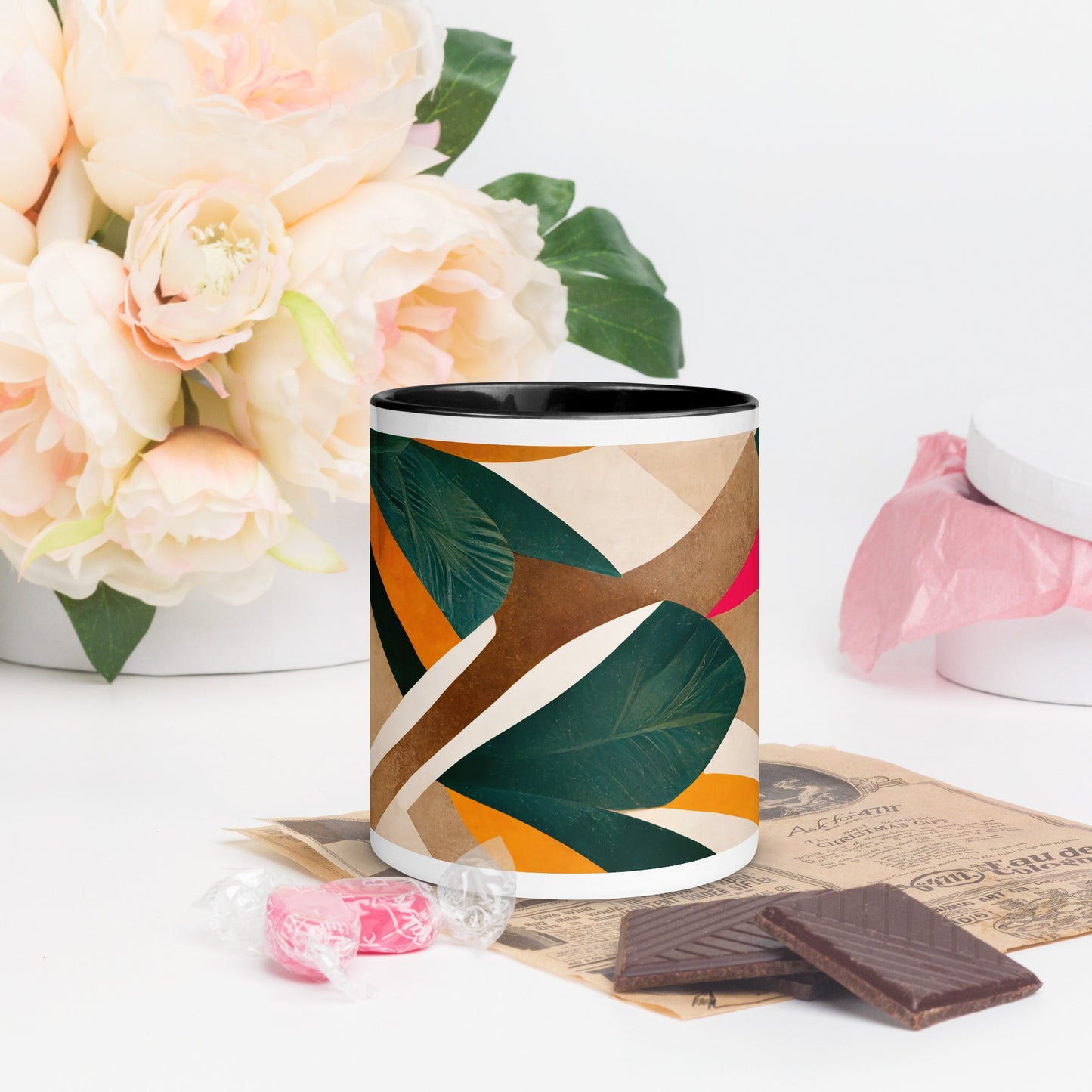 Savannah Ceramic Mug with Color Inside