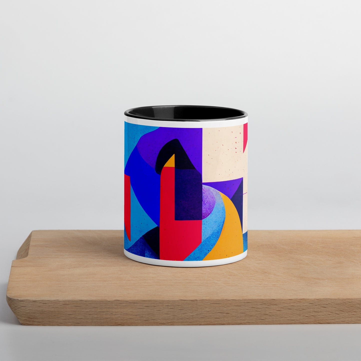 Summer Tide Ceramic Mug with Color Inside