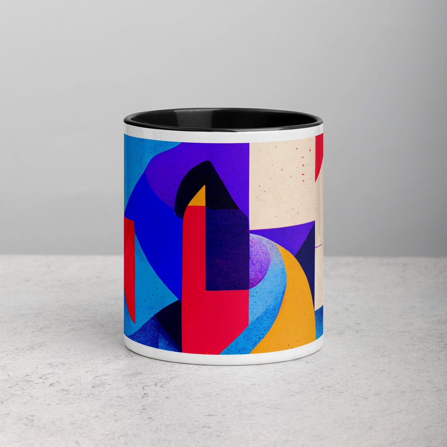 Summer Tide Ceramic Mug with Color Inside