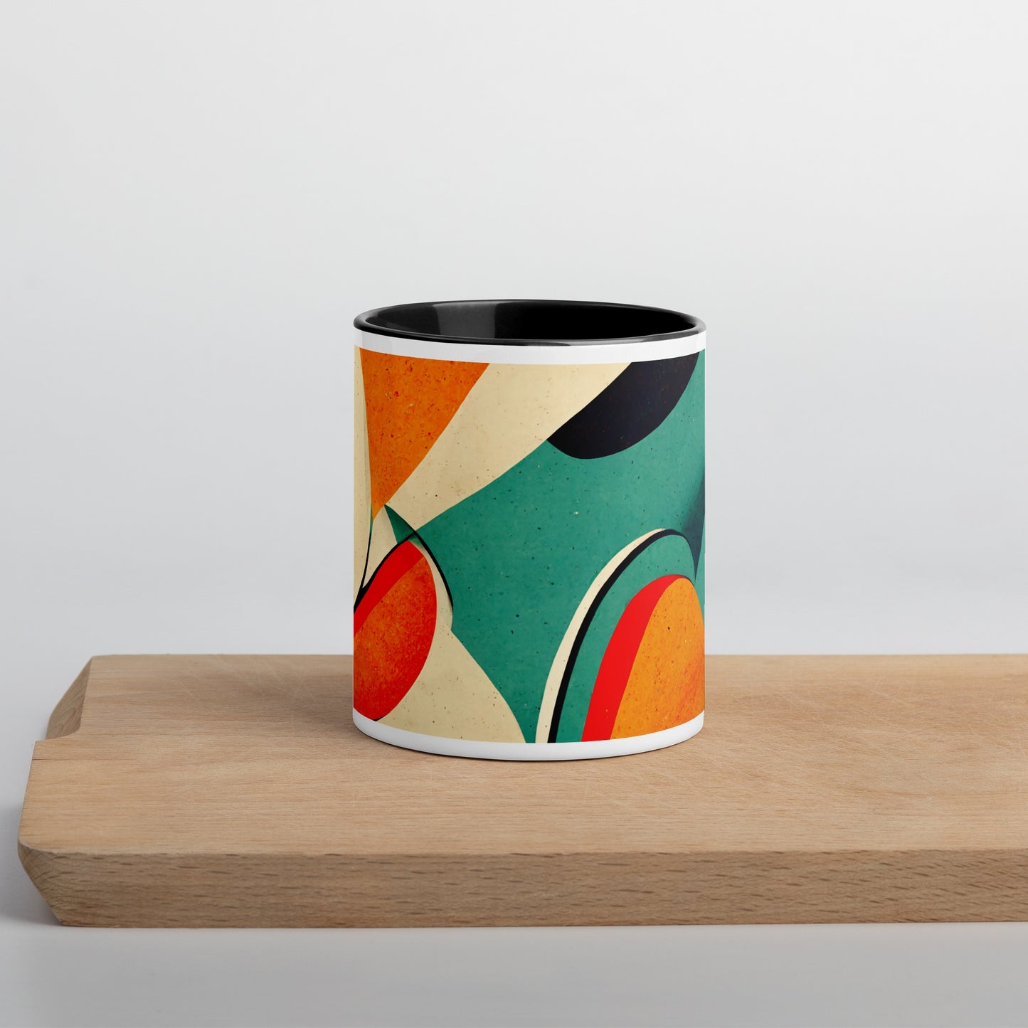 Water Loaf Ceramic Mug with Color Inside