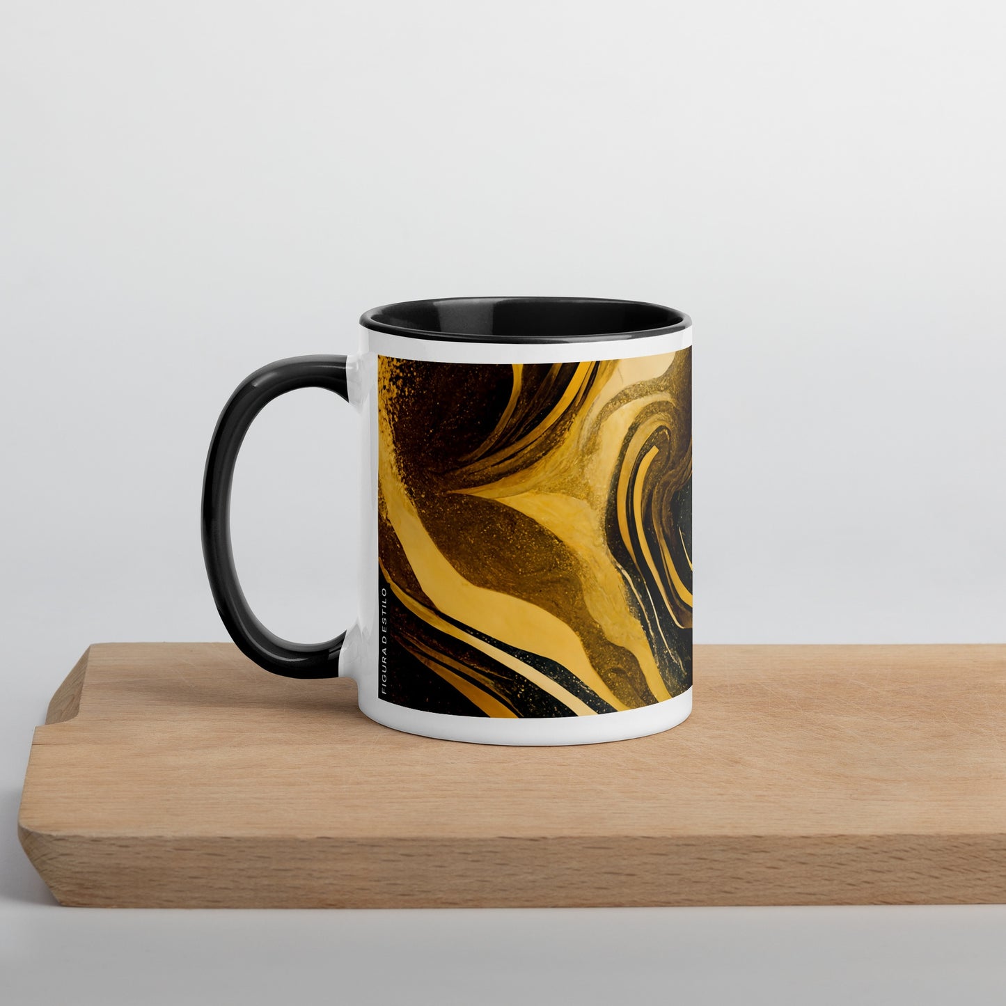 Duna Ceramic Mug with Color Inside