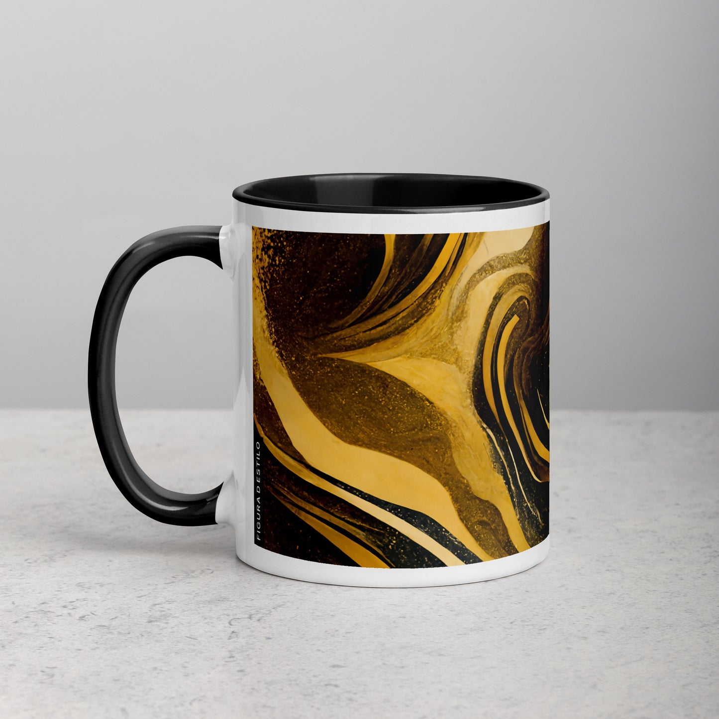 Duna Ceramic Mug with Color Inside