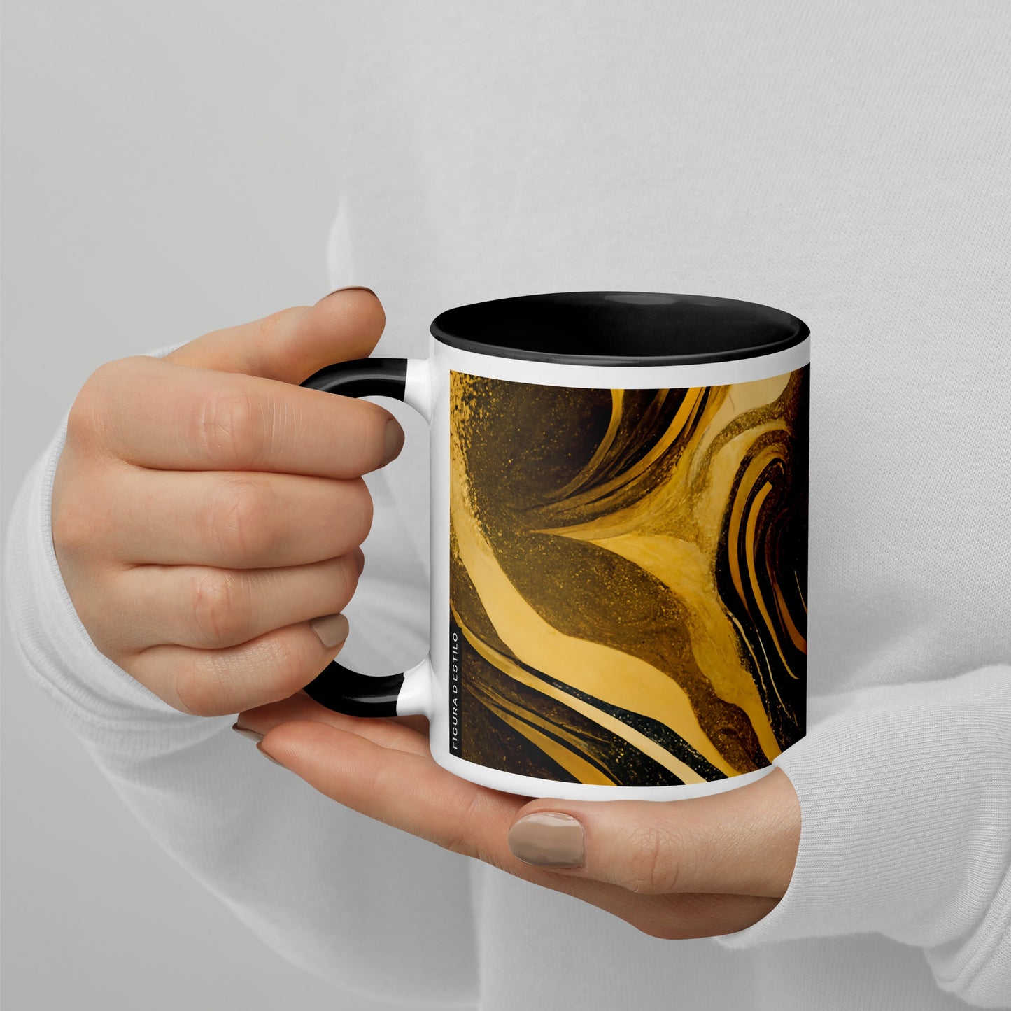 Duna Ceramic Mug with Color Inside