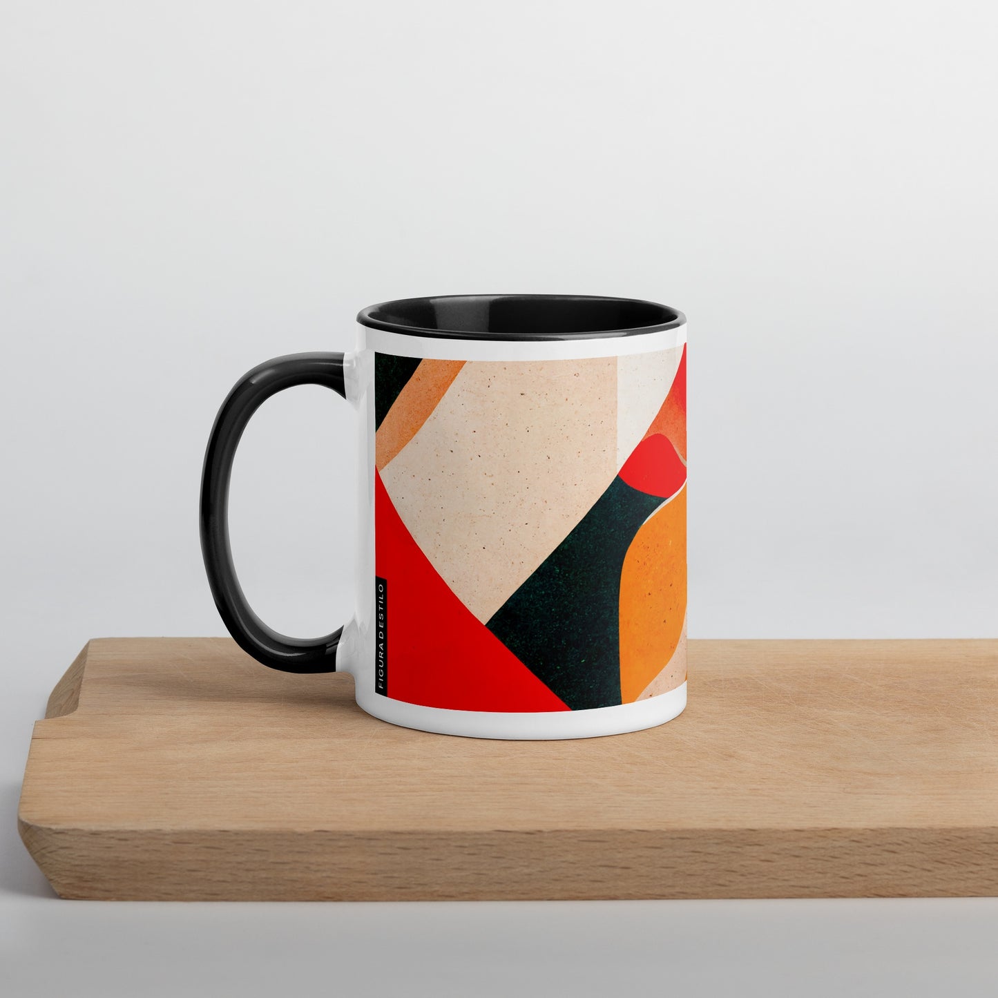 Jelly Bread Ceramic Mug with Color Inside