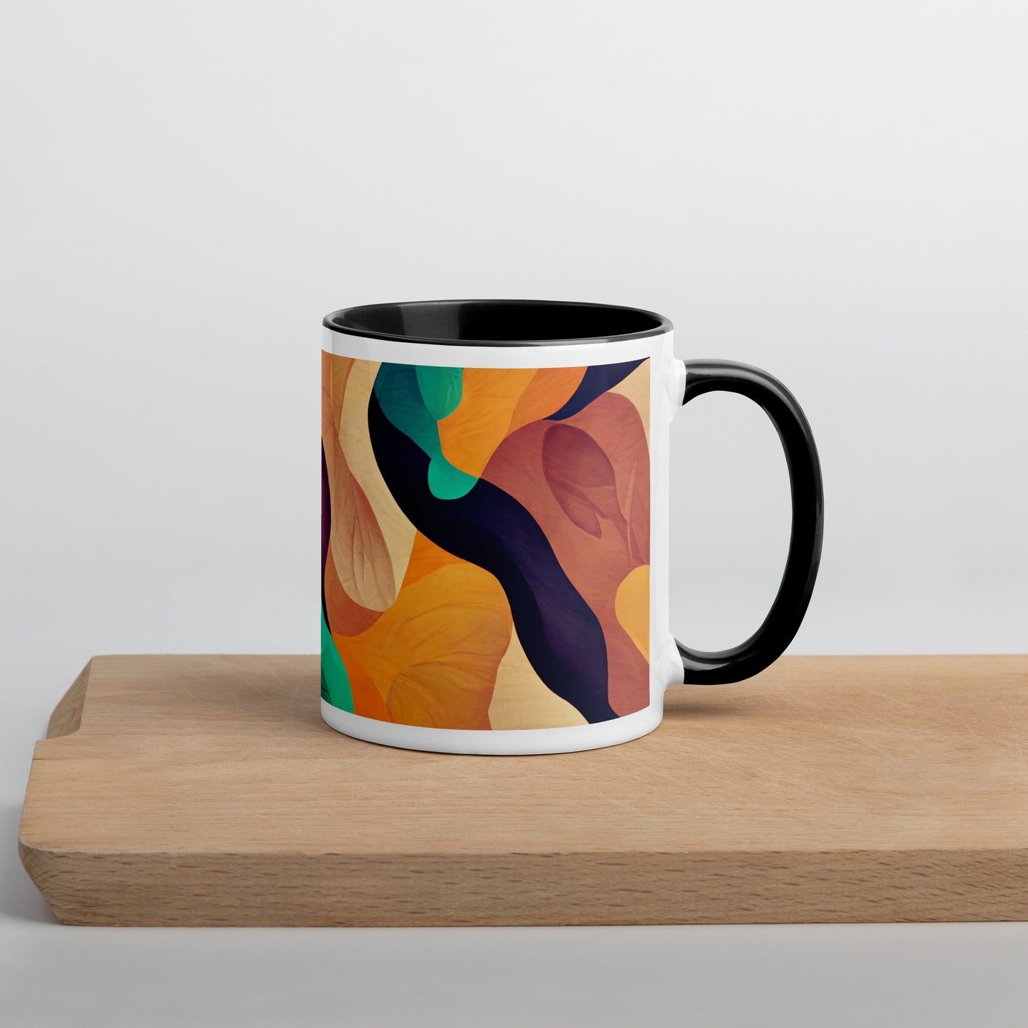 Cocktail Ceramic Mug with Color Inside