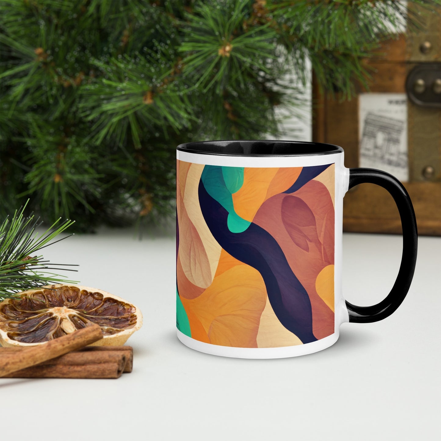 Cocktail Ceramic Mug with Color Inside