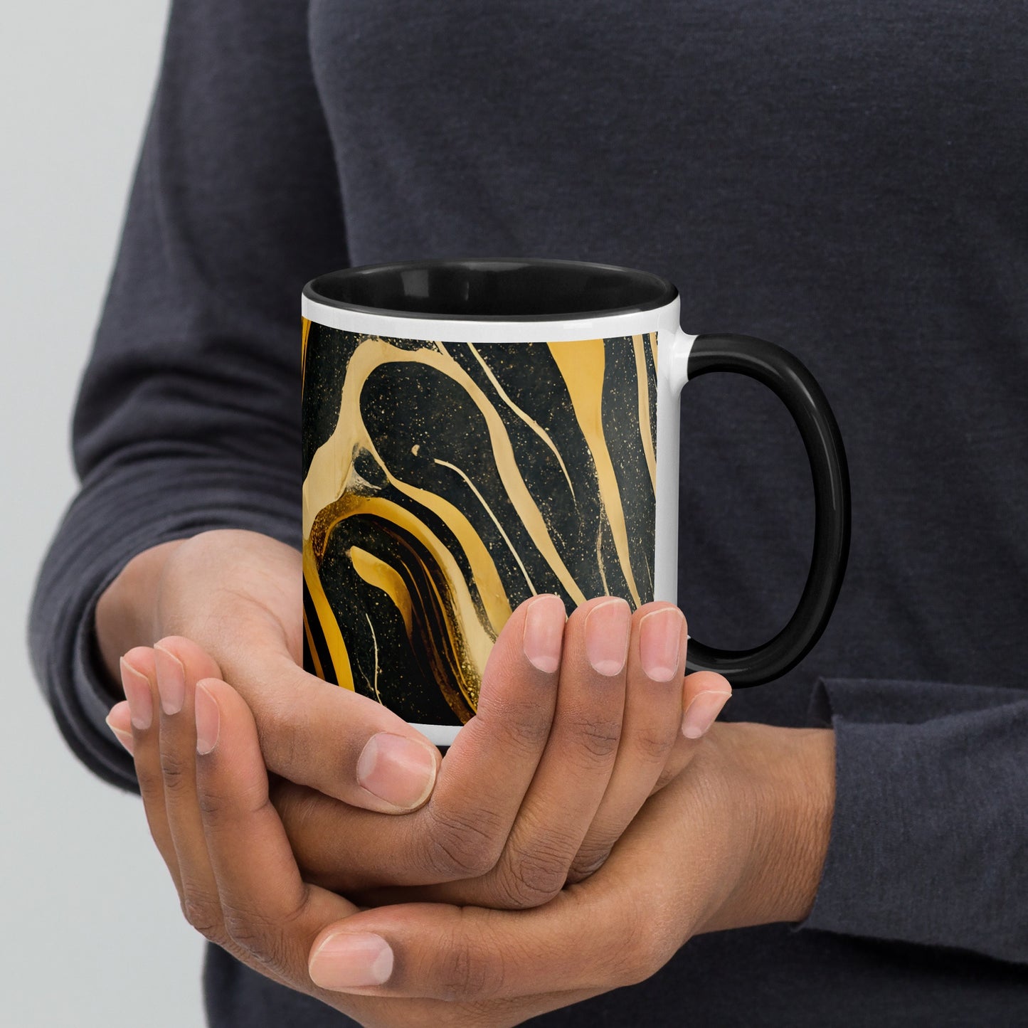 Duna Ceramic Mug with Color Inside
