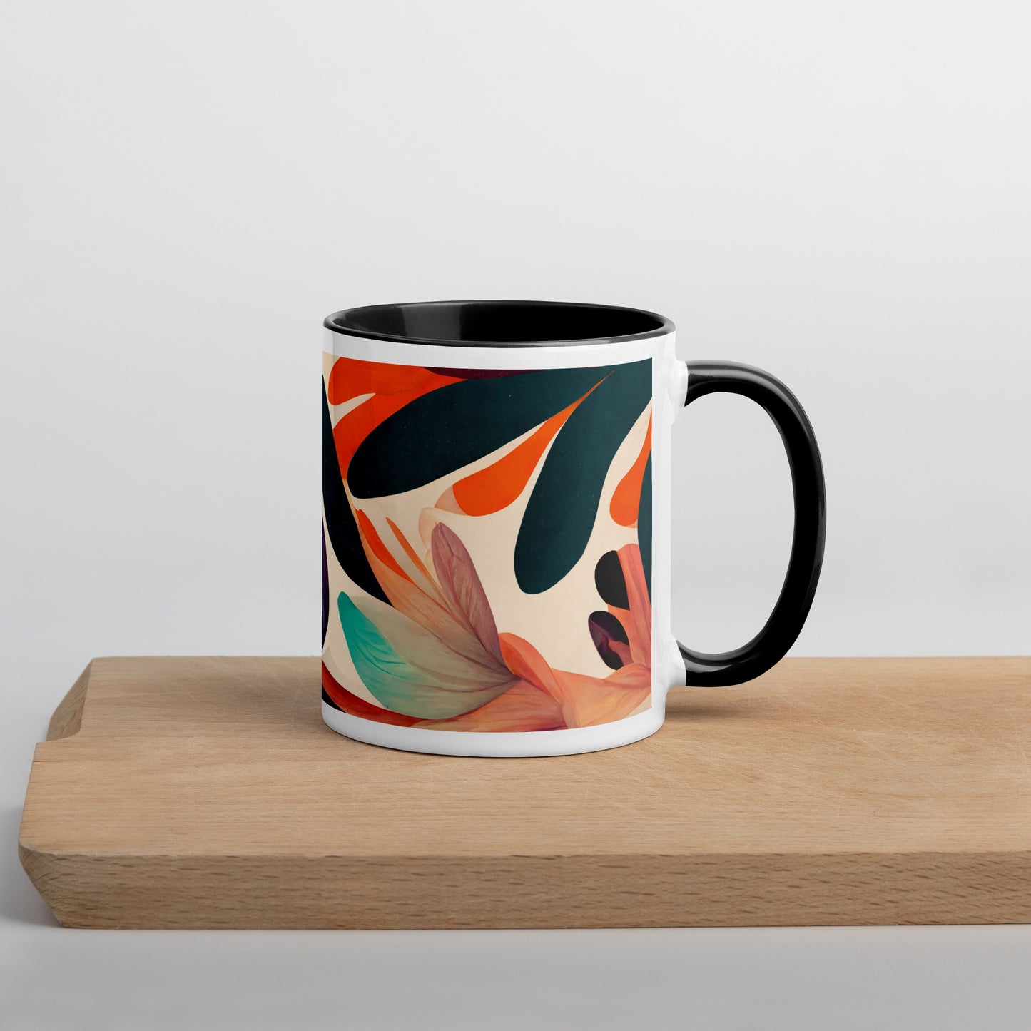 Magic Garden Ceramic Mug with Color Inside