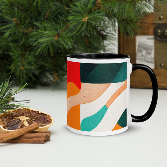 Jelly Bread Ceramic Mug with Color Inside