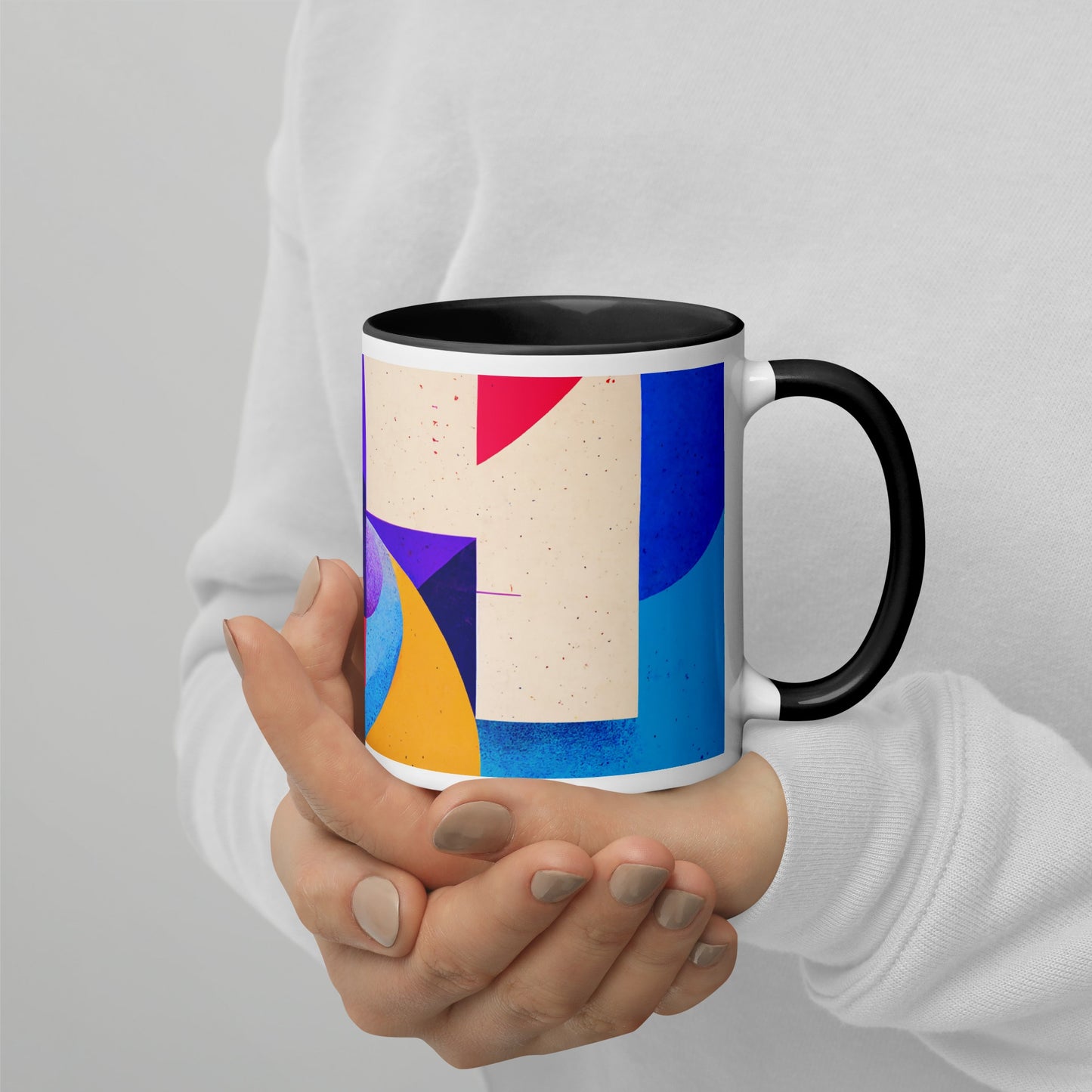 Summer Tide Ceramic Mug with Color Inside