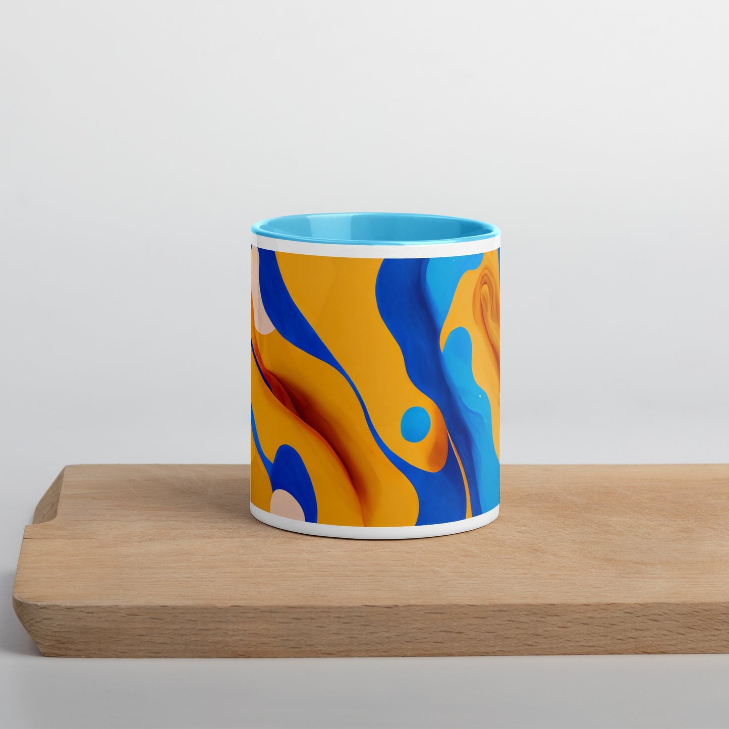 Oasis Ceramic Mug with Color Inside